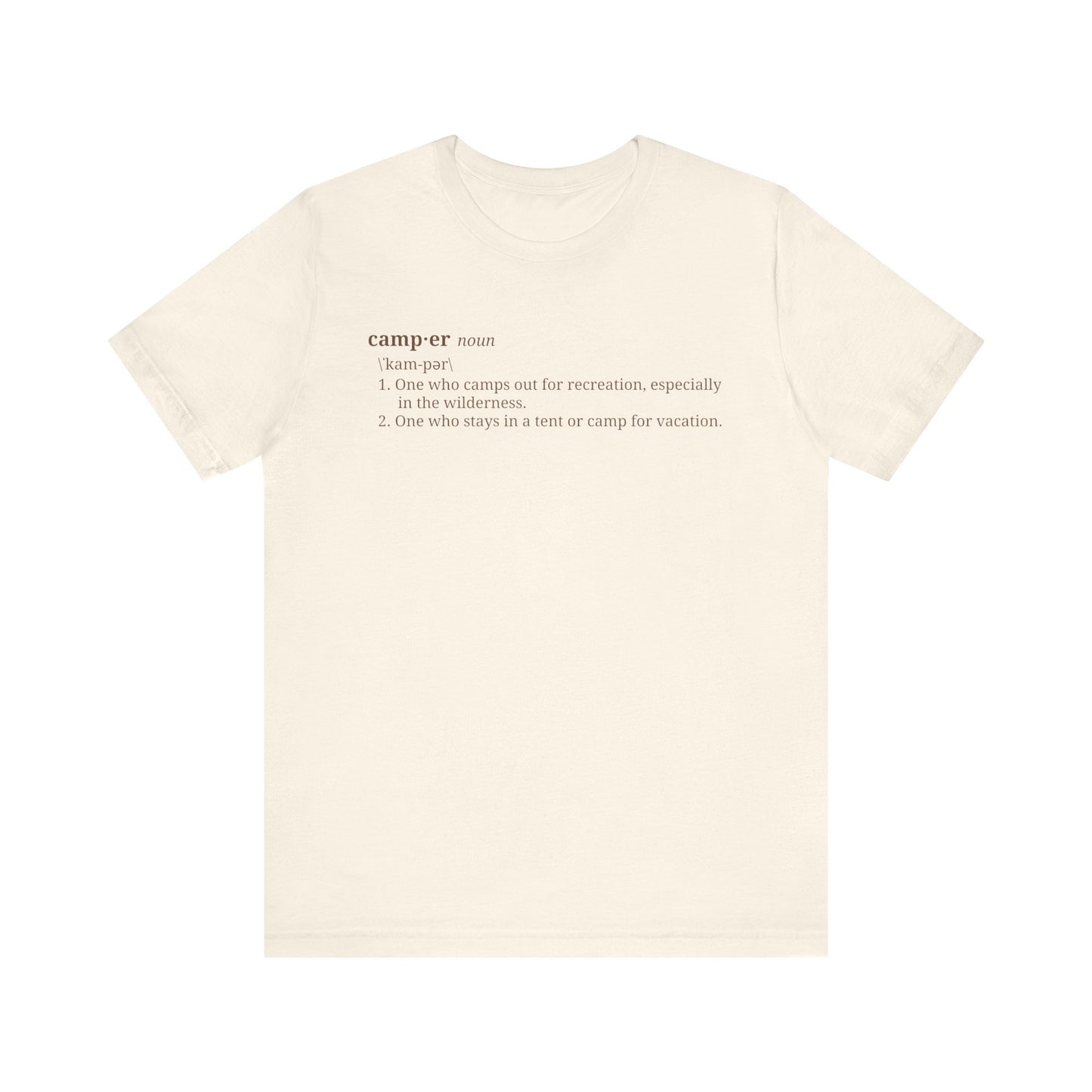 Camper Definition Tee - 9 colors