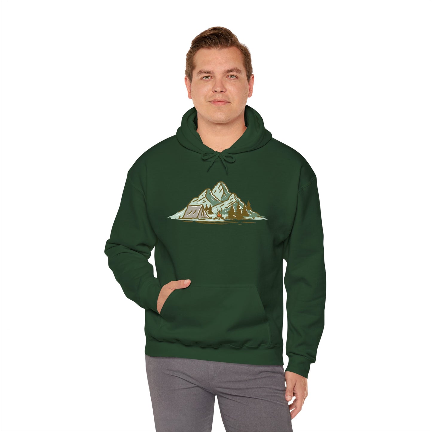 Mountain Campsite Heavy Blend™ Hooded Sweatshirt - 5 colors