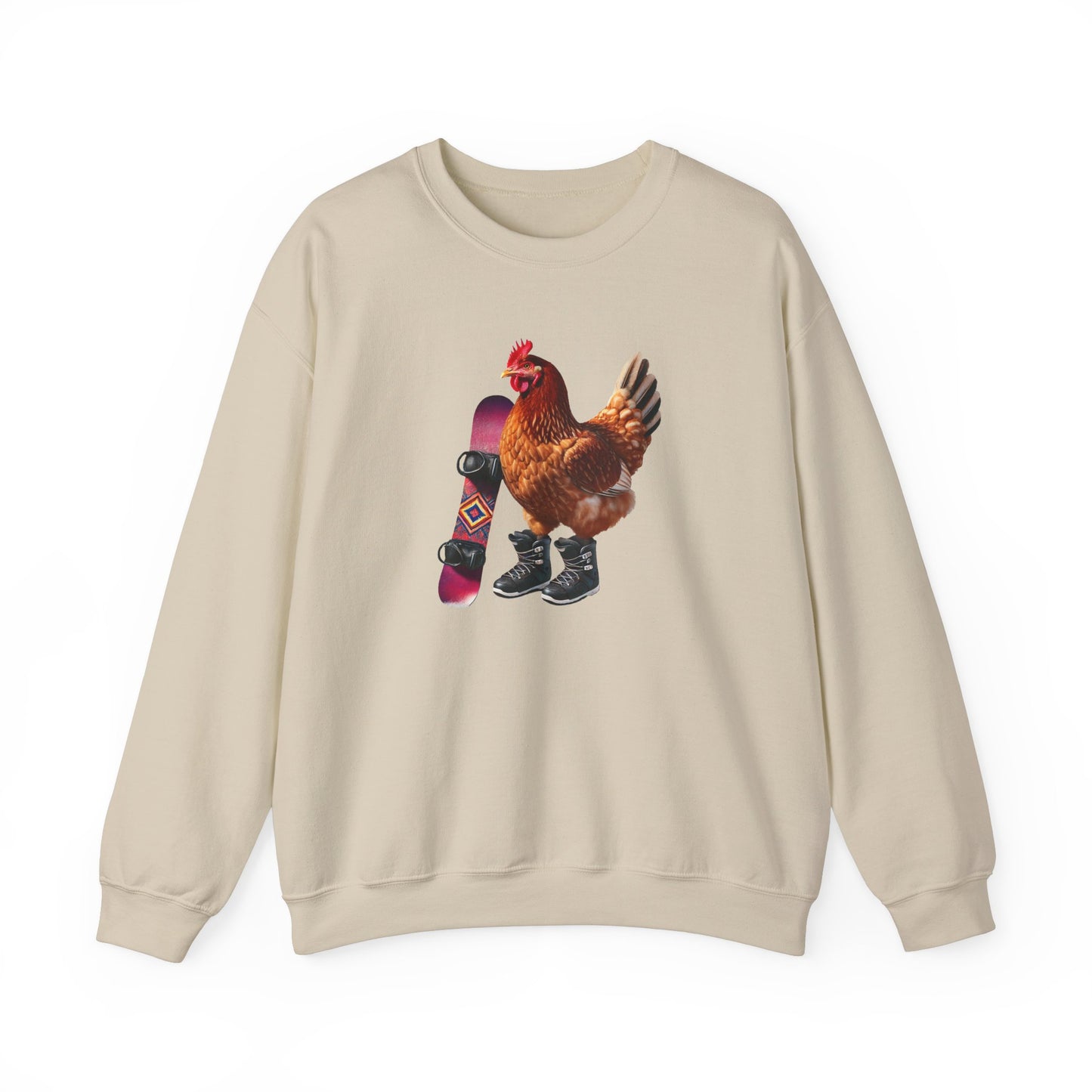 The Snowboard Chicken Sweatshirt - 7 colors