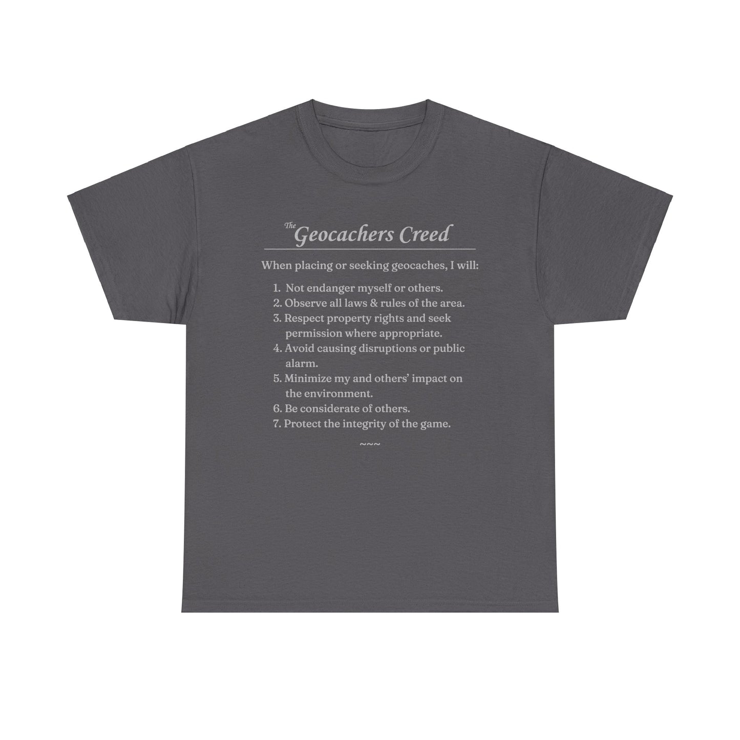 The Geocaching Creed Tee - 6 colors