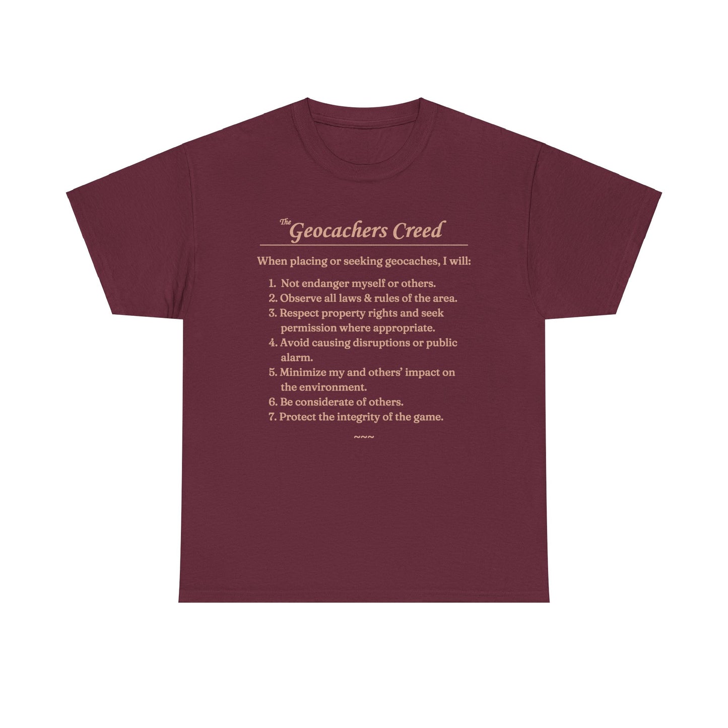 The Geocaching Creed Tee - 6 colors