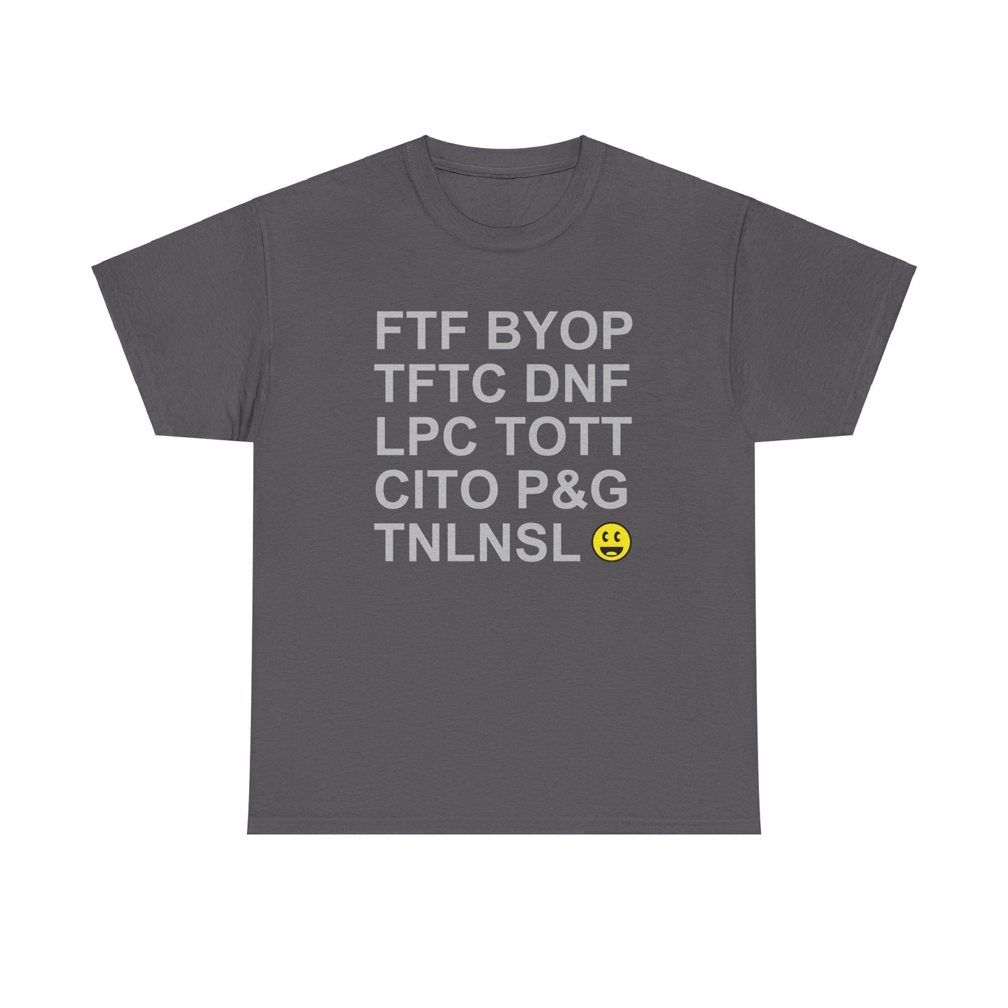 Geocaching Acronyms Tee - 8 colors