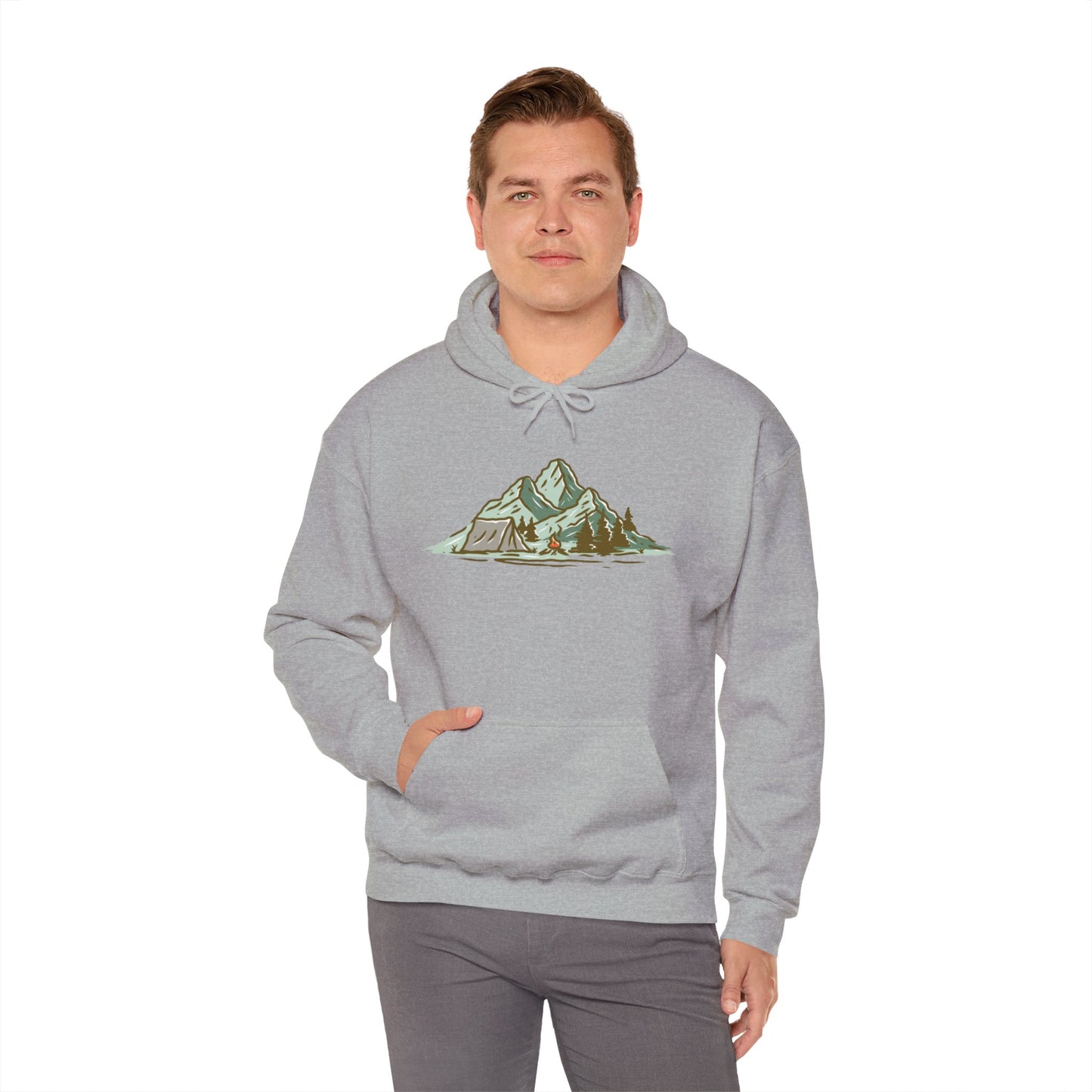 Mountain Campsite Heavy Blend™ Hooded Sweatshirt - 5 colors