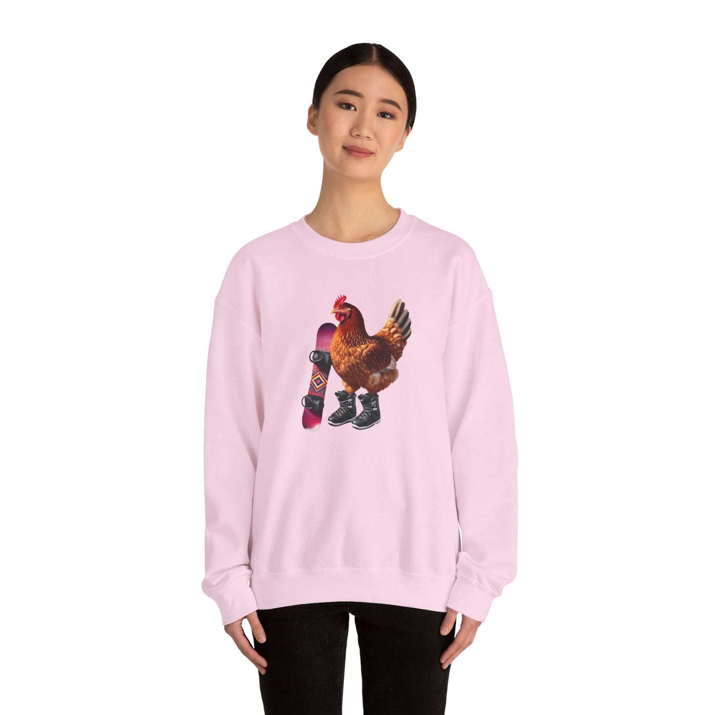 The Snowboard Chicken Sweatshirt - 7 colors