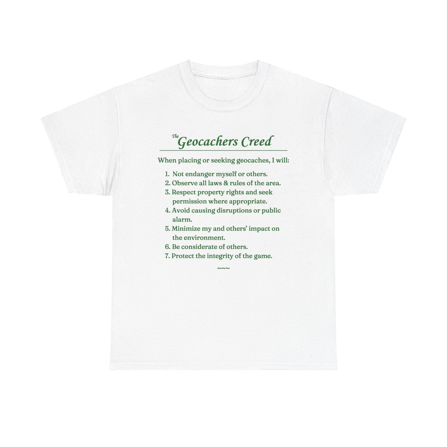 The Geocaching Creed Tee - 6 colors
