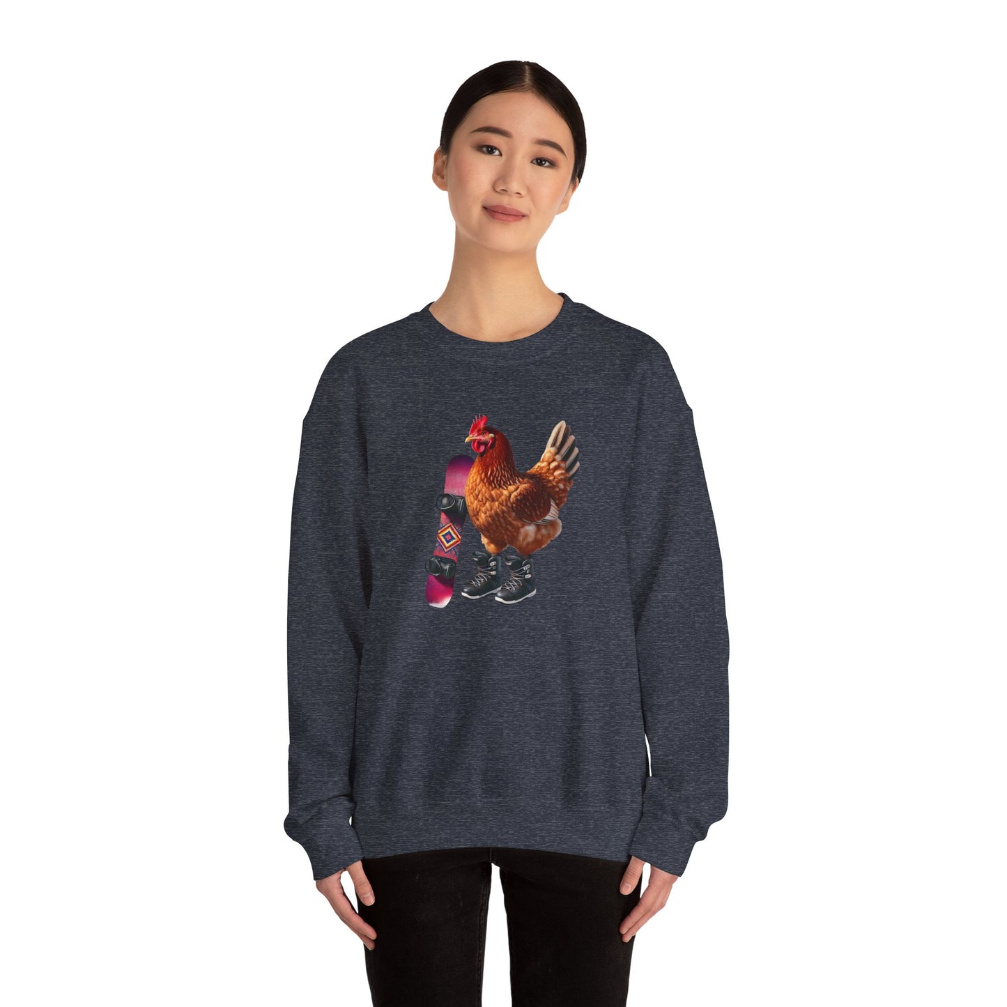 The Snowboard Chicken Sweatshirt - 7 colors