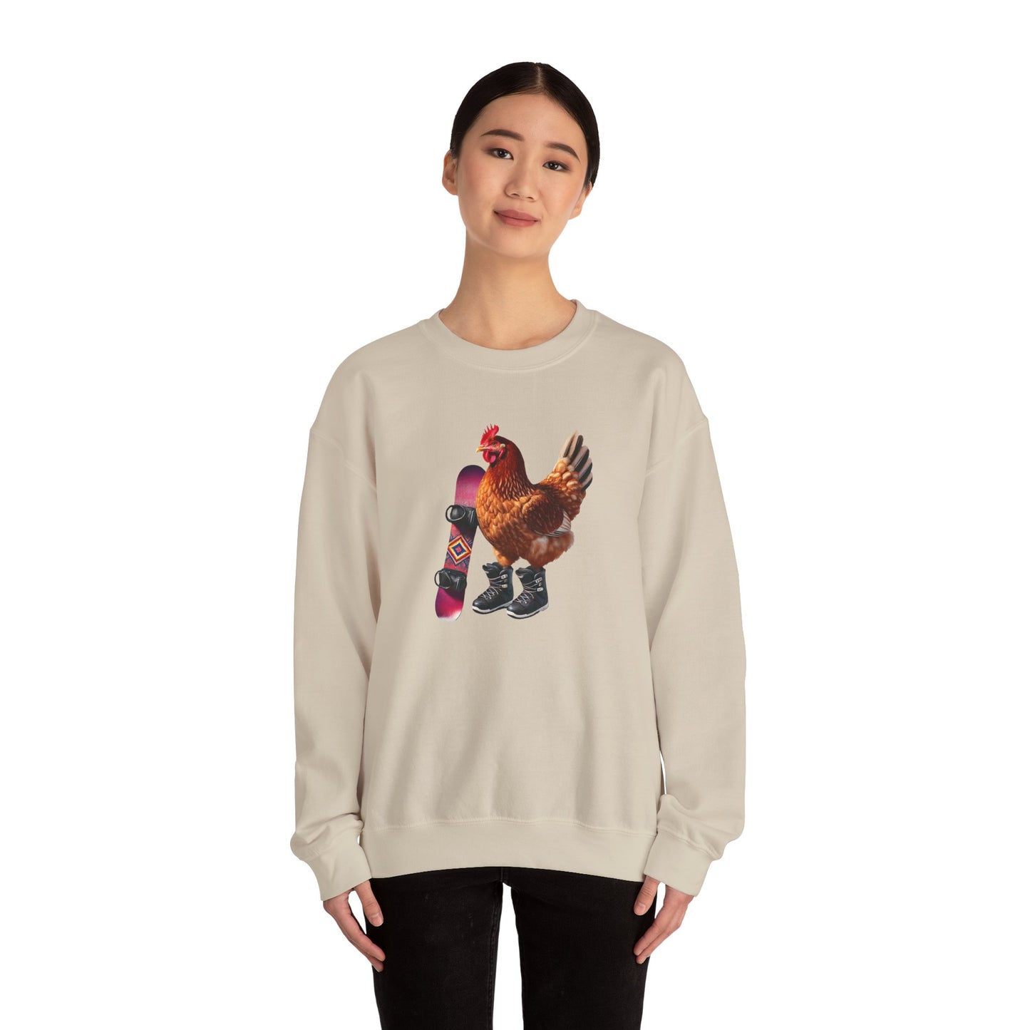 The Snowboard Chicken Sweatshirt - 7 colors