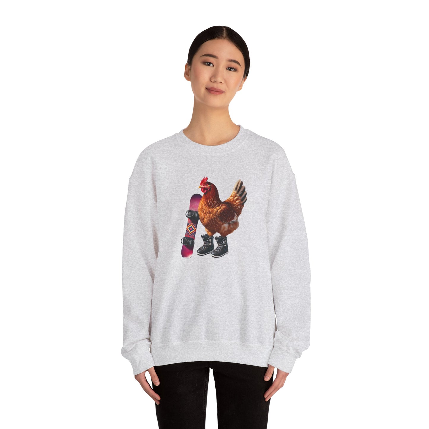 The Snowboard Chicken Sweatshirt - 7 colors