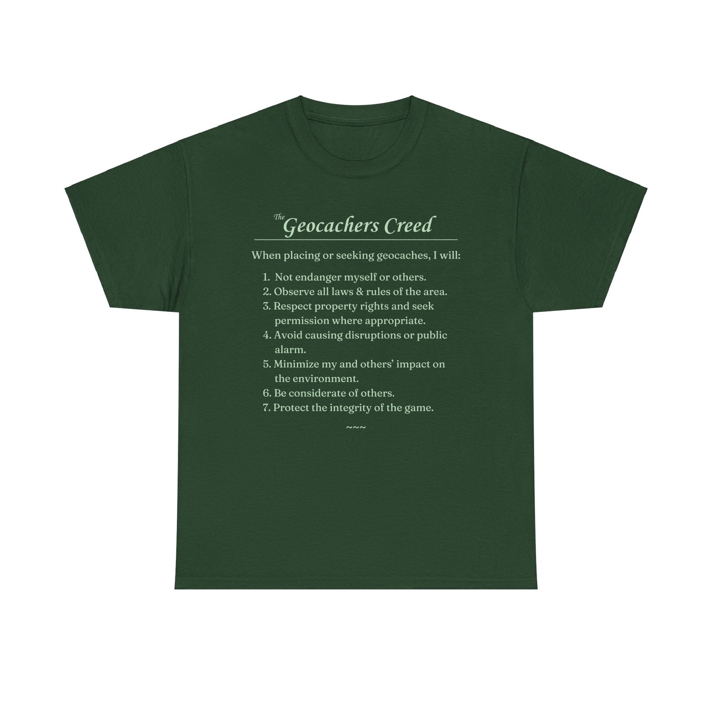 The Geocaching Creed Tee - 6 colors