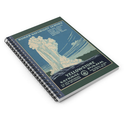 Yellowstone Notebook - Ruled Line 6"x8"