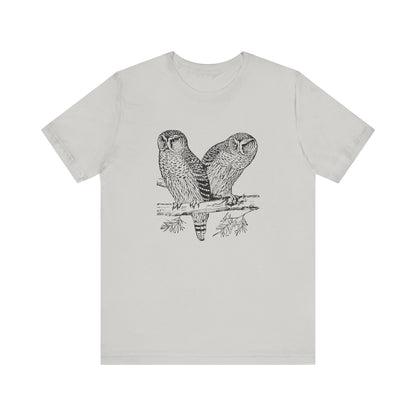 Owl Duo Short Sleeve Tee - 7 colors