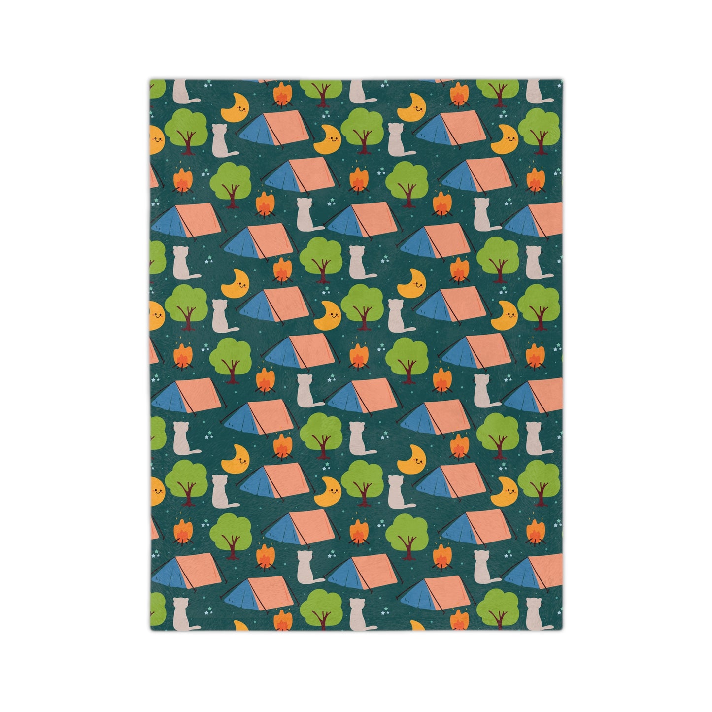 Kitty Camp Velveteen Microfiber Blanket - 3 sizes