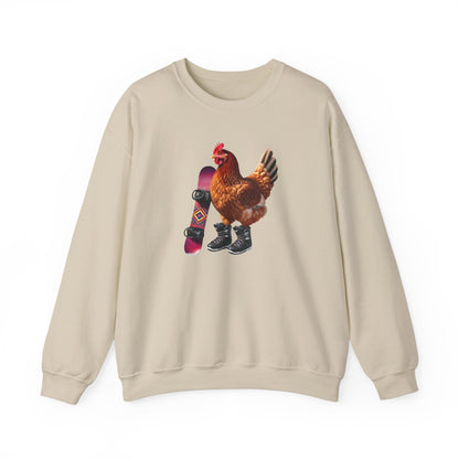 The Snowboard Chicken Sweatshirt - 7 colors