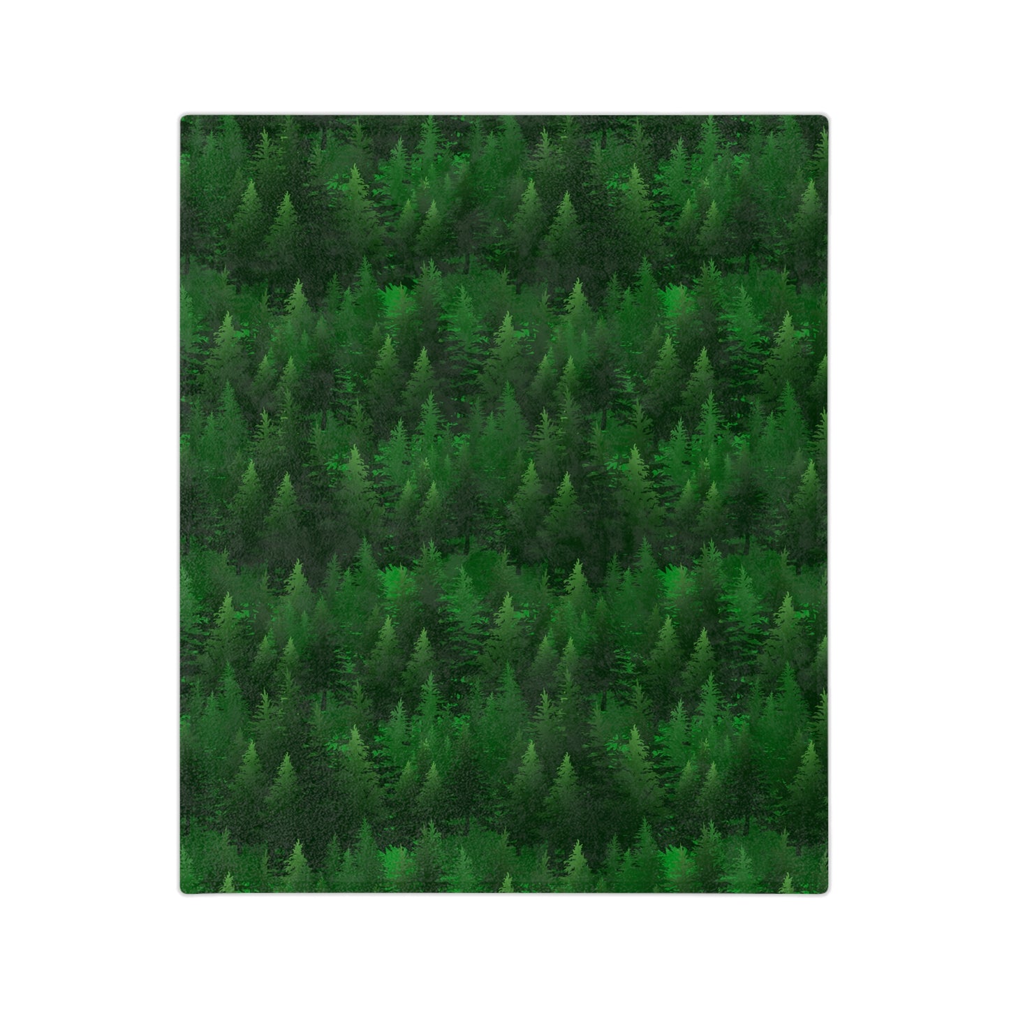 Pine Forest Velveteen Microfiber Blanket - 3 sizes