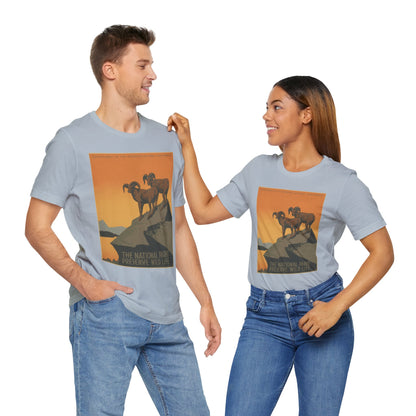 National Parks Preserve Wild Life Vintage Poster Tee - 7 colors