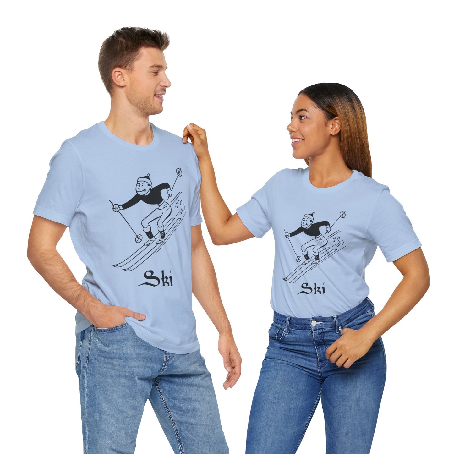 Retro Ski Guy Short Sleeve Tee - 7 colors