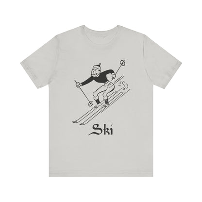Retro Ski Guy Short Sleeve Tee - 7 colors