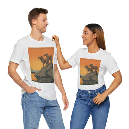 National Parks Preserve Wild Life Vintage Poster Tee - 7 colors