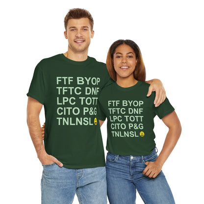 Geocaching Acronyms Tee - 8 colors