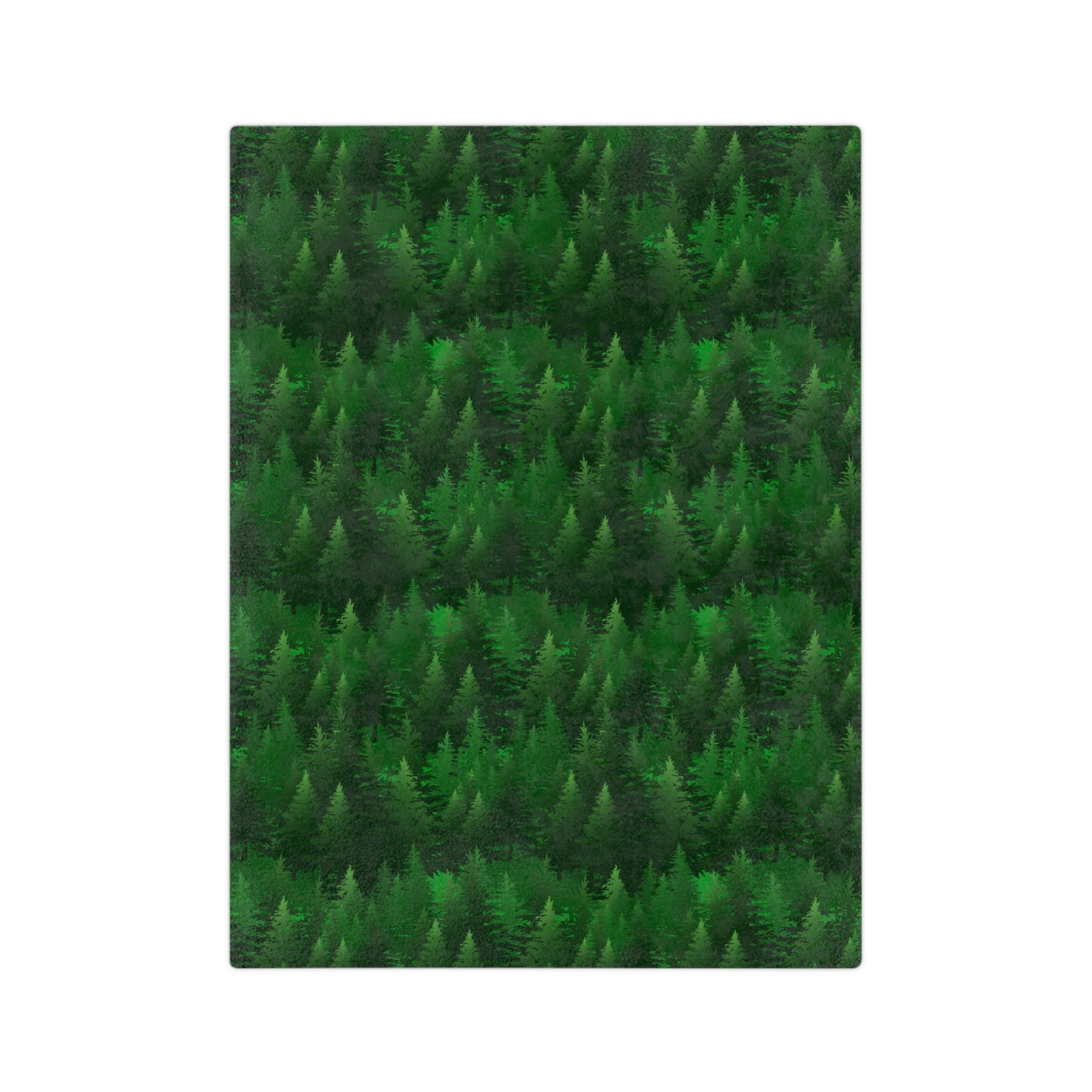 Pine Forest Velveteen Microfiber Blanket - 3 sizes