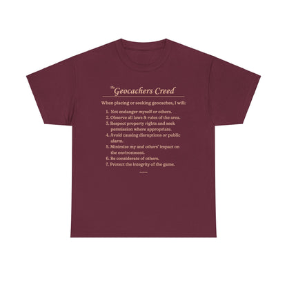 The Geocaching Creed Tee - 6 colors