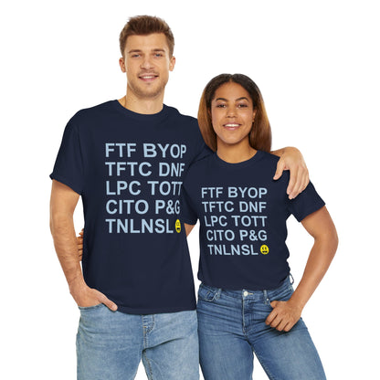 Geocaching Acronyms Tee - 8 colors
