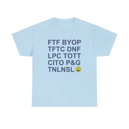 Geocaching Acronyms Tee - 8 colors