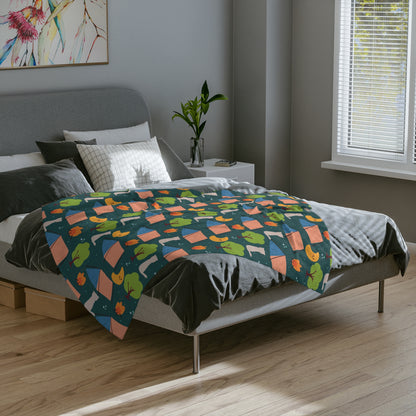 Kitty Camp Velveteen Microfiber Blanket - 3 sizes