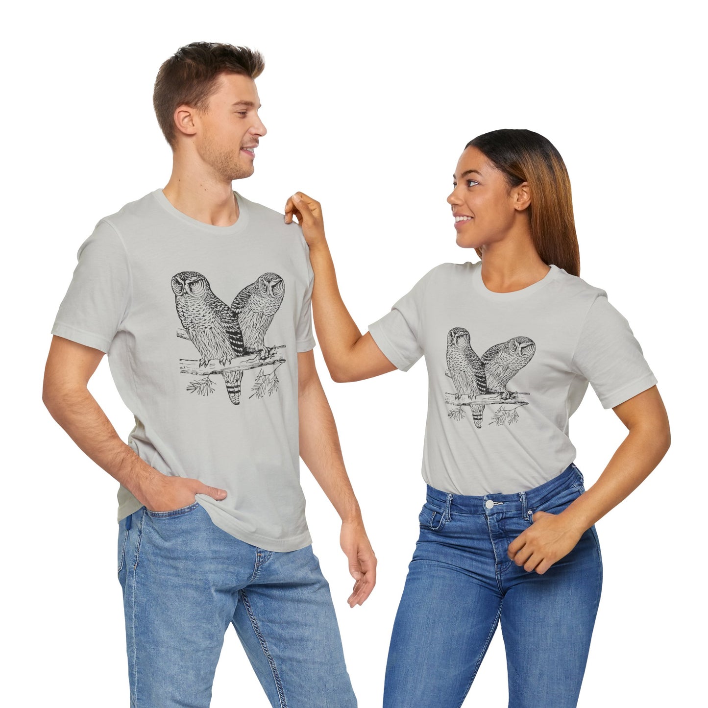 Owl Duo Short Sleeve Tee - 7 colors