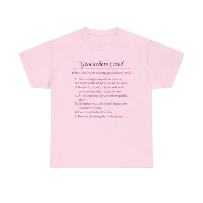 The Geocaching Creed Tee - 6 colors
