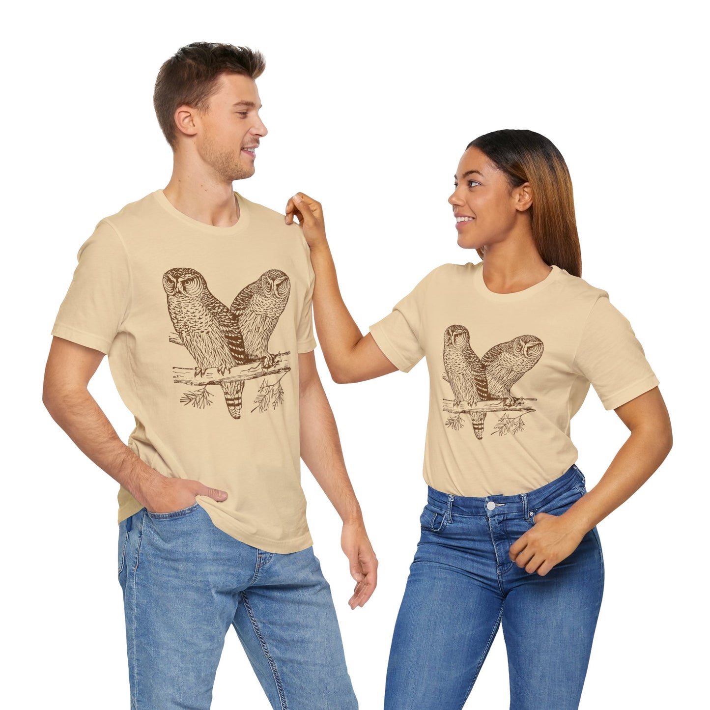 Owl Duo Short Sleeve Tee - 7 colors