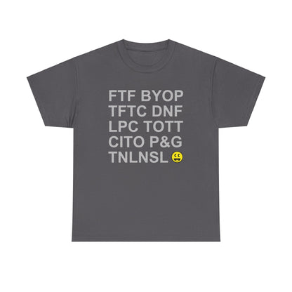 Geocaching Acronyms Tee - 8 colors