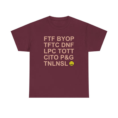 Geocaching Acronyms Tee - 8 colors