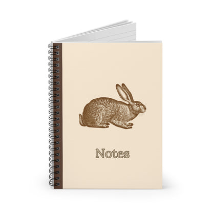 Wild Hare Spiral Notebook - Ruled Line 6"x8"