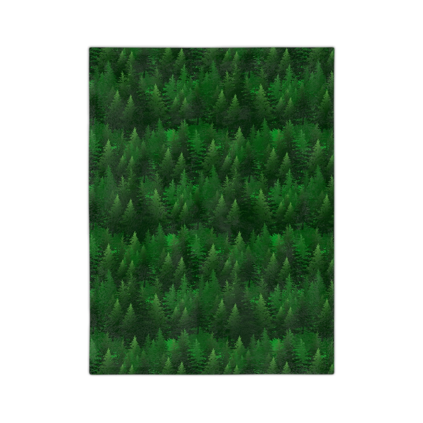 Pine Forest Velveteen Microfiber Blanket - 3 sizes