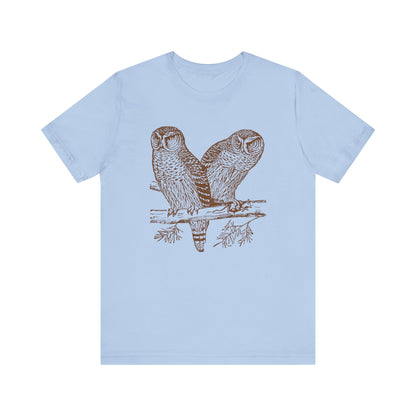 Owl Duo Short Sleeve Tee - 7 colors
