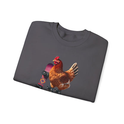 The Snowboard Chicken Sweatshirt - 7 colors