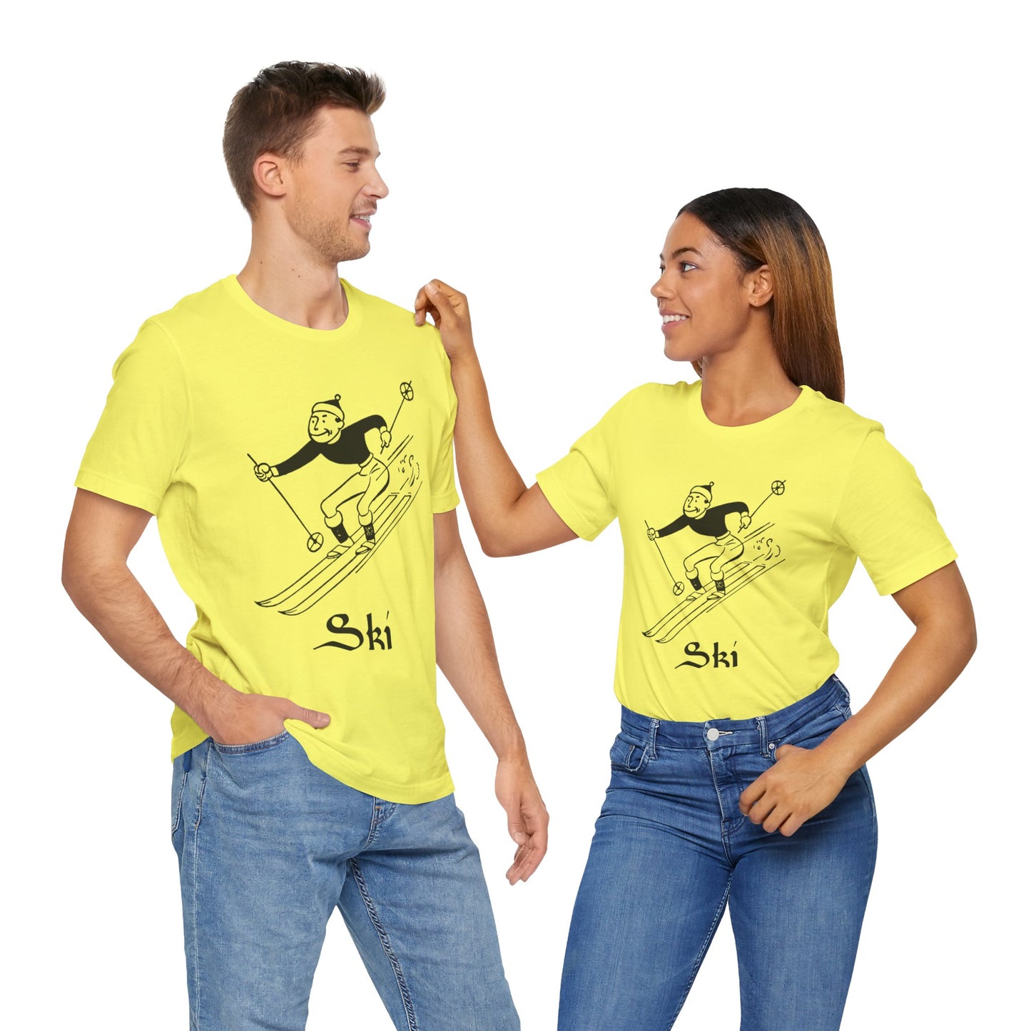Retro Ski Guy Short Sleeve Tee - 7 colors