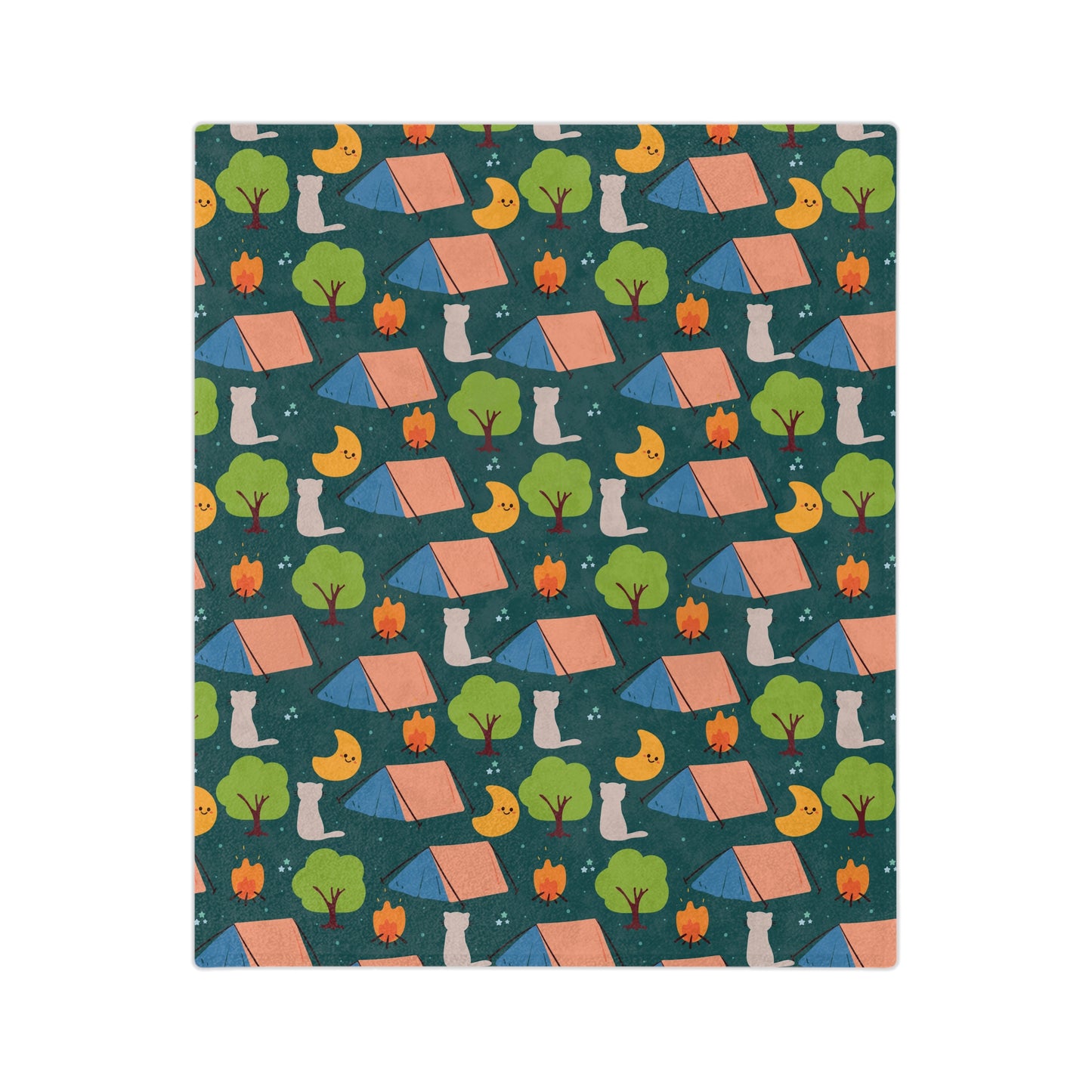 Kitty Camp Velveteen Microfiber Blanket - 3 sizes