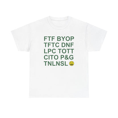 Geocaching Acronyms Tee - 8 colors