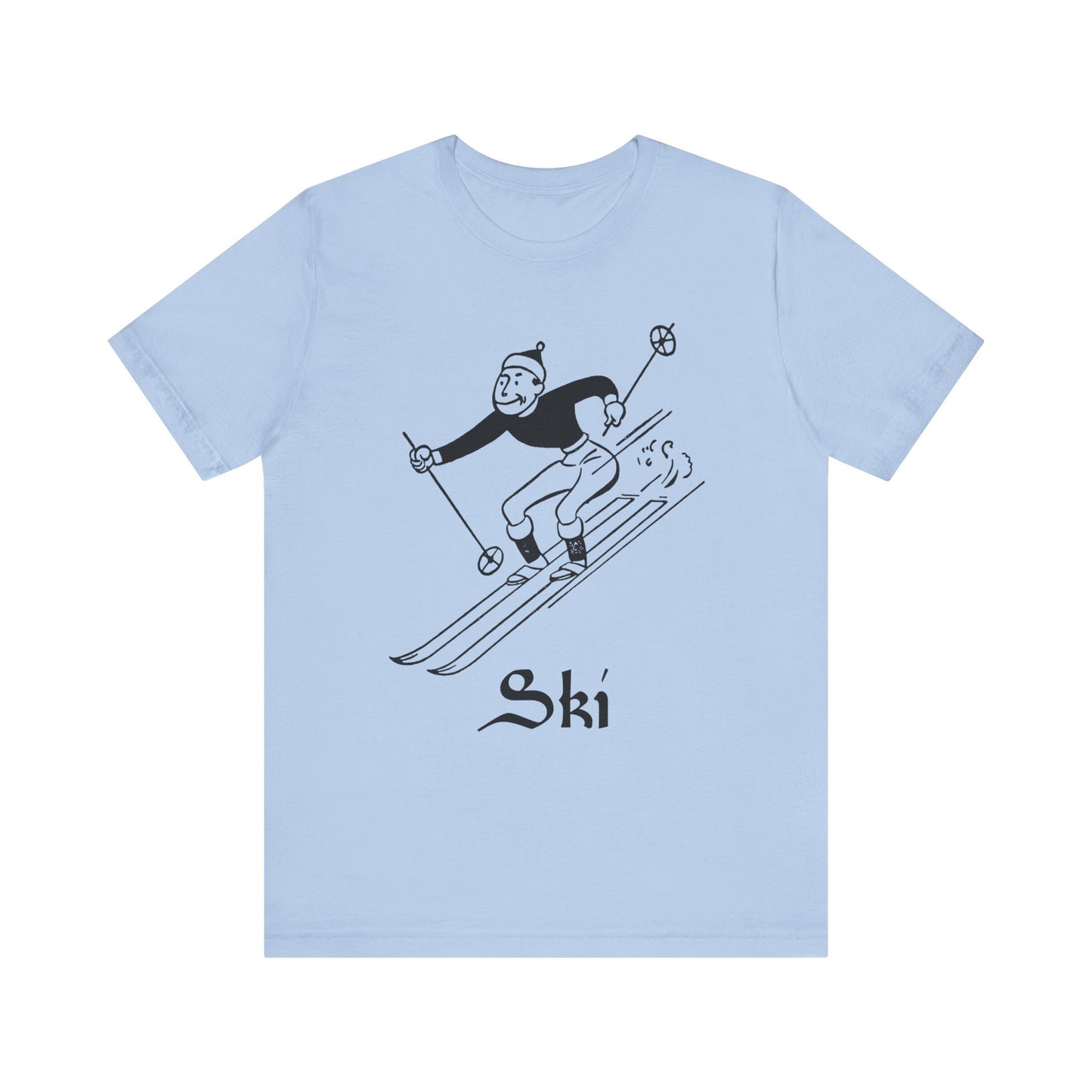 Retro Ski Guy Short Sleeve Tee - 7 colors
