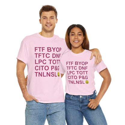 Geocaching Acronyms Tee - 8 colors