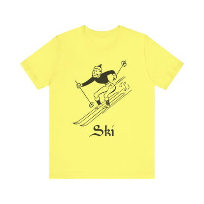 Retro Ski Guy Short Sleeve Tee - 7 colors