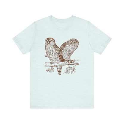 Owl Duo Short Sleeve Tee - 7 colors