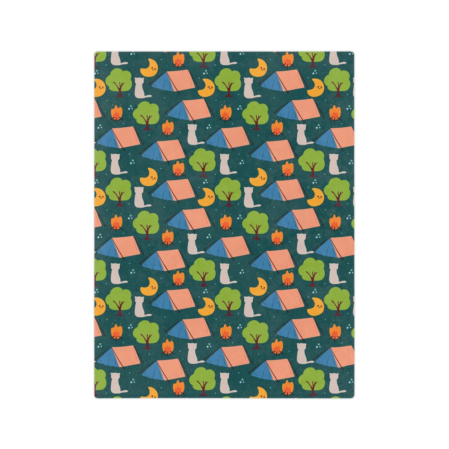 Kitty Camp Velveteen Microfiber Blanket - 3 sizes