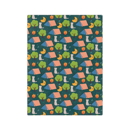 Kitty Camp Velveteen Microfiber Blanket - 3 sizes