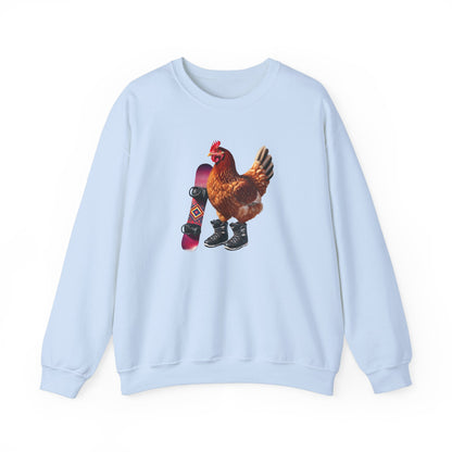 The Snowboard Chicken Sweatshirt - 7 colors