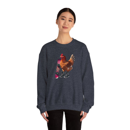 The Snowboard Chicken Sweatshirt - 7 colors
