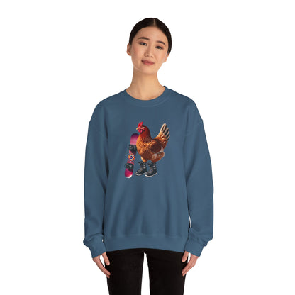 The Snowboard Chicken Sweatshirt - 7 colors