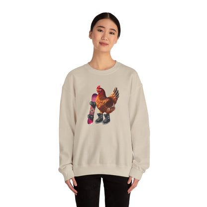 The Snowboard Chicken Sweatshirt - 7 colors